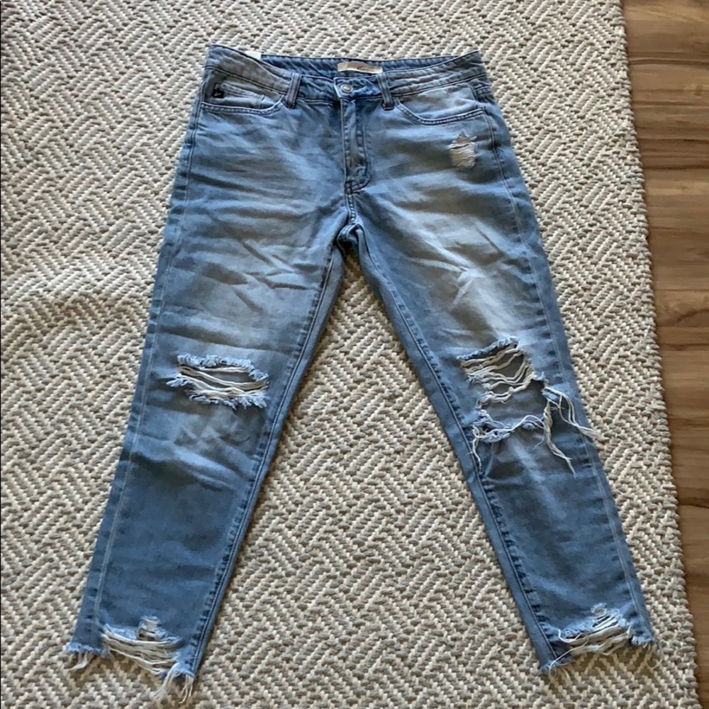 Jeans ripped